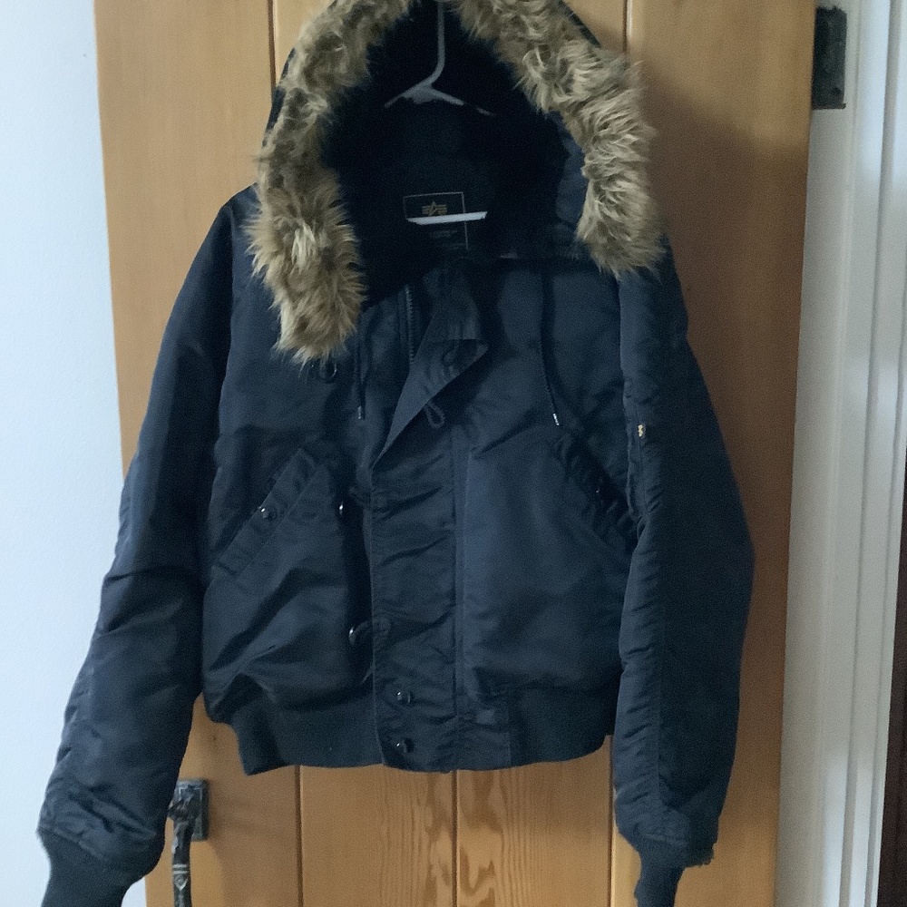 Flying man’s heavy jacket